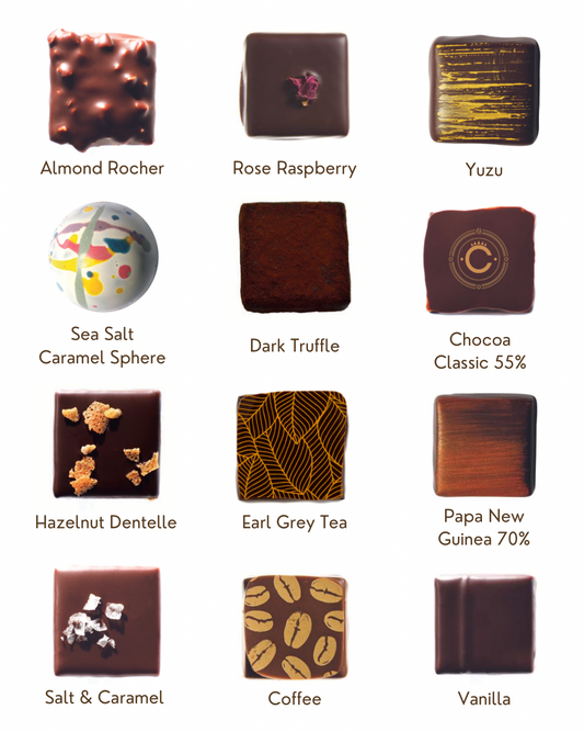 Handcrafted Luxury Chocolates - Box of 16